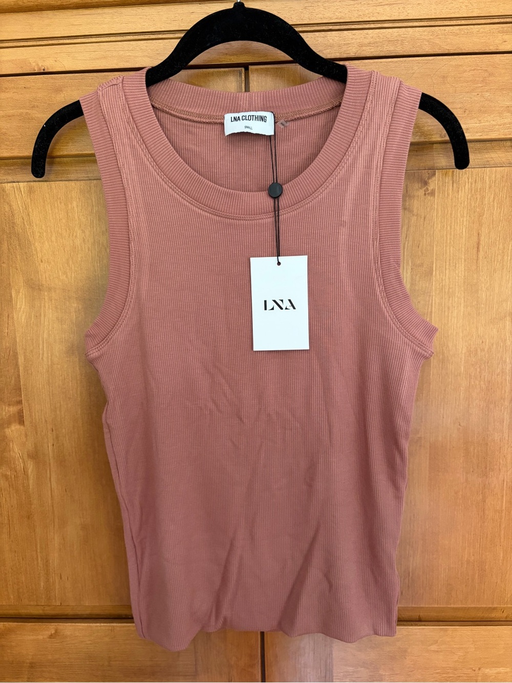 NWT LNA Clothing Double Layer Ribbed Tank